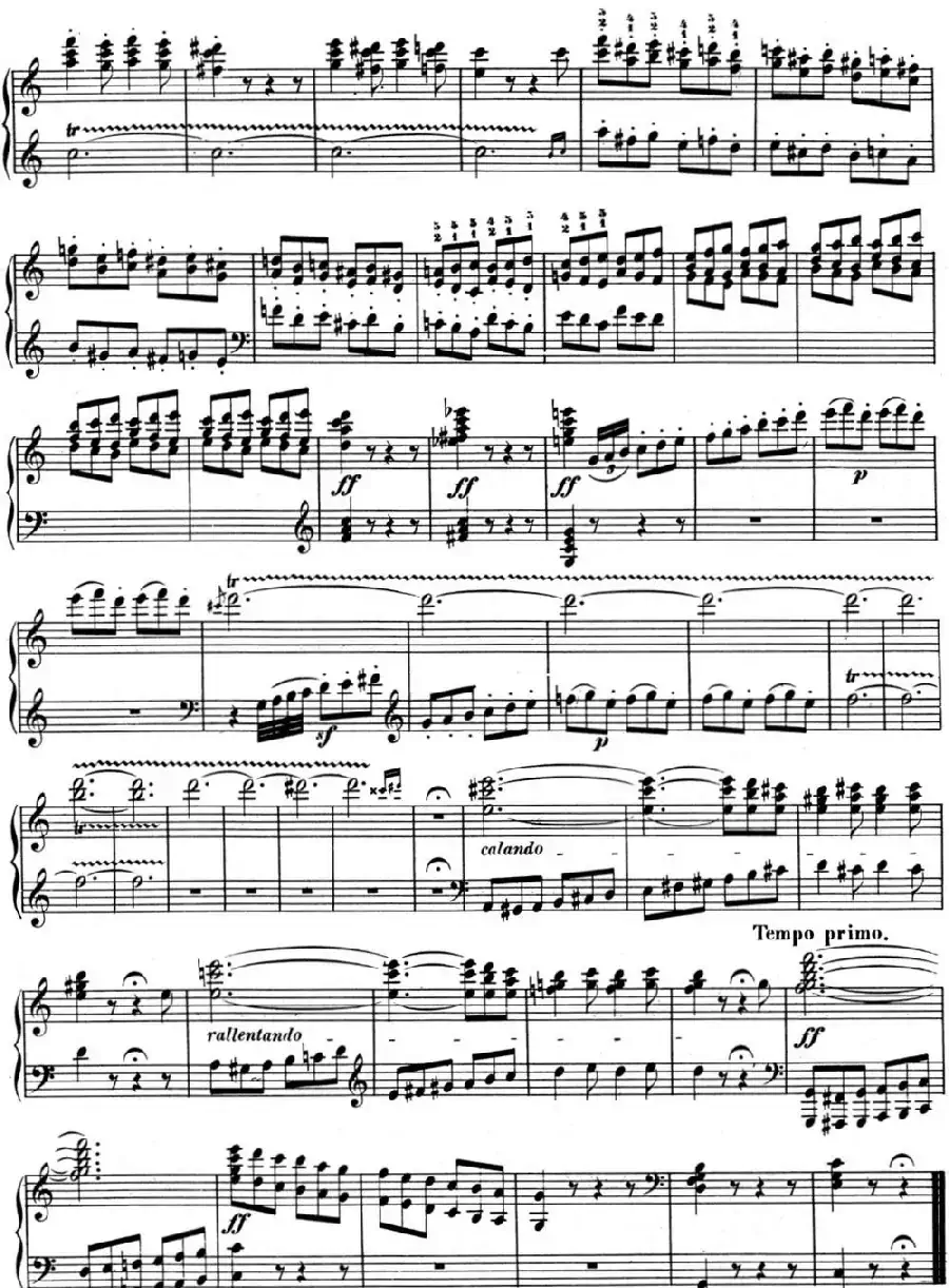 贝多芬钢琴奏鸣曲03 C大调 Op.2 No.3 C major