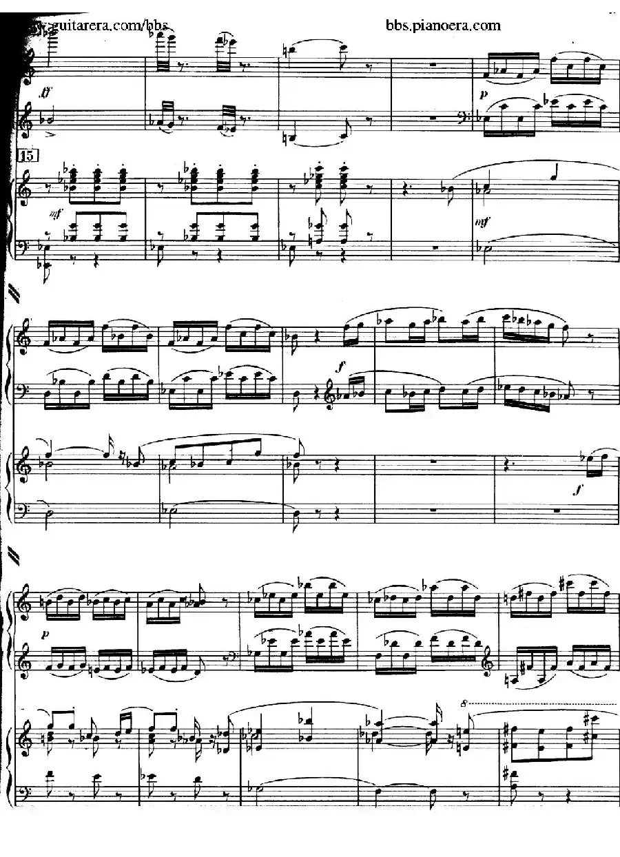 Piano Concerto in c-sharp Minor(升c小调钢琴协奏曲·第三乐章)
