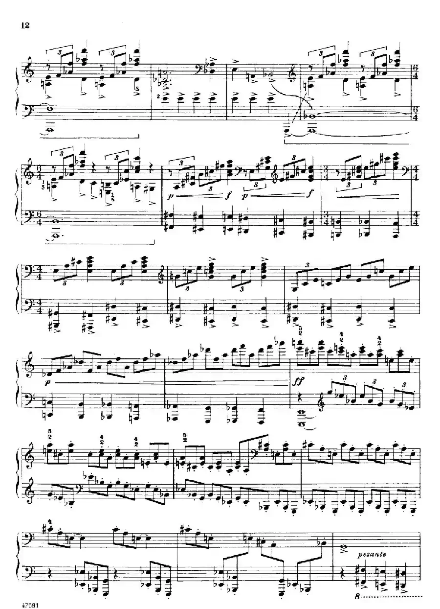 Piano Sonata in E-flat Major Op.95(降E大调钢琴奏鸣曲·Ⅰ)