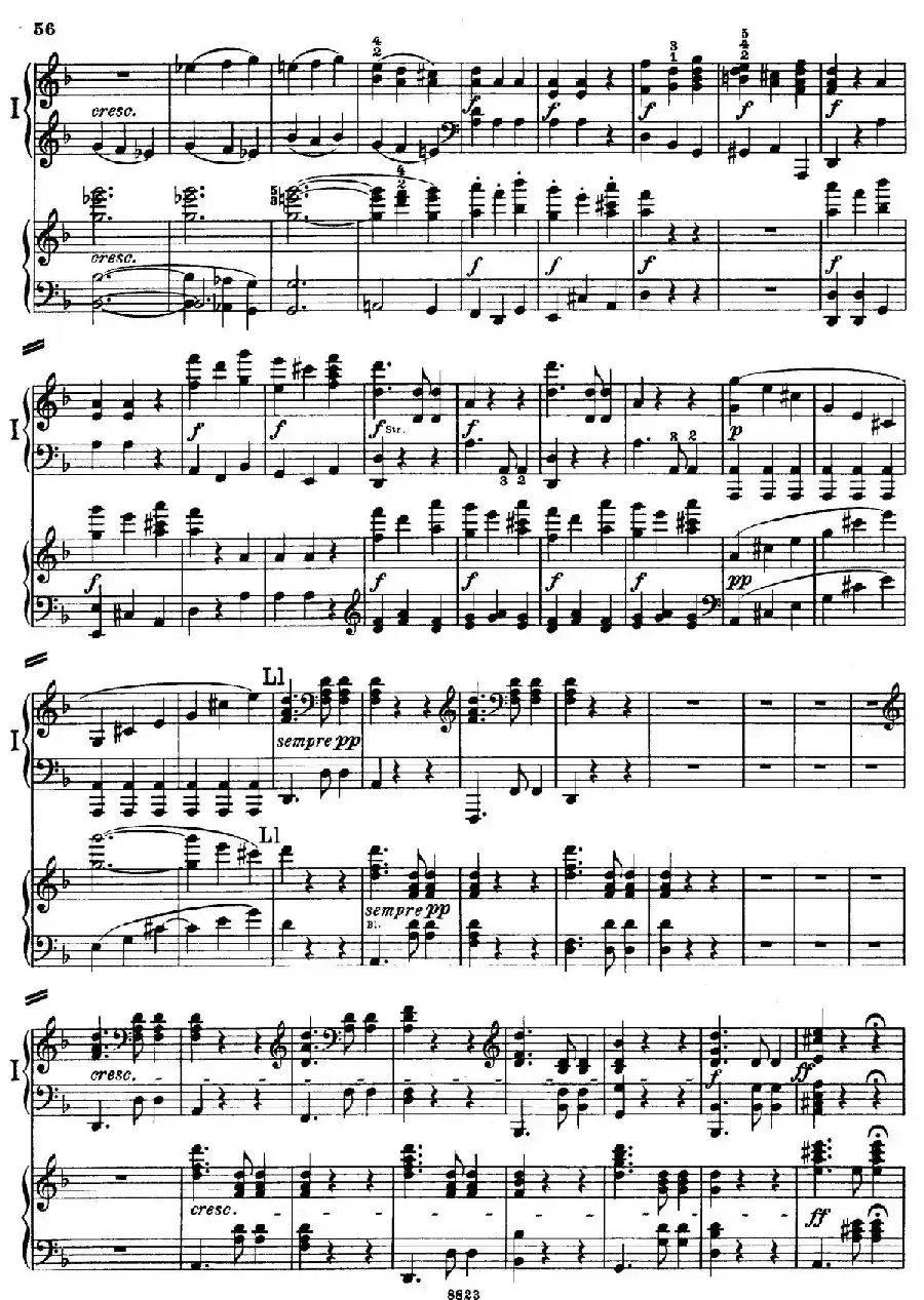 d小调第九交响曲 Op.125(双钢琴P53——62)