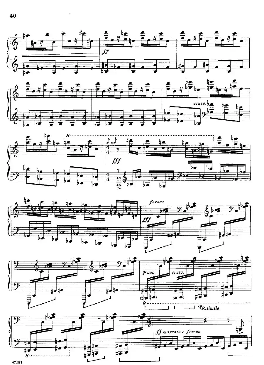 Piano Sonata in E-flat Major Op.95(降E大调钢琴奏鸣曲·Ⅲ)