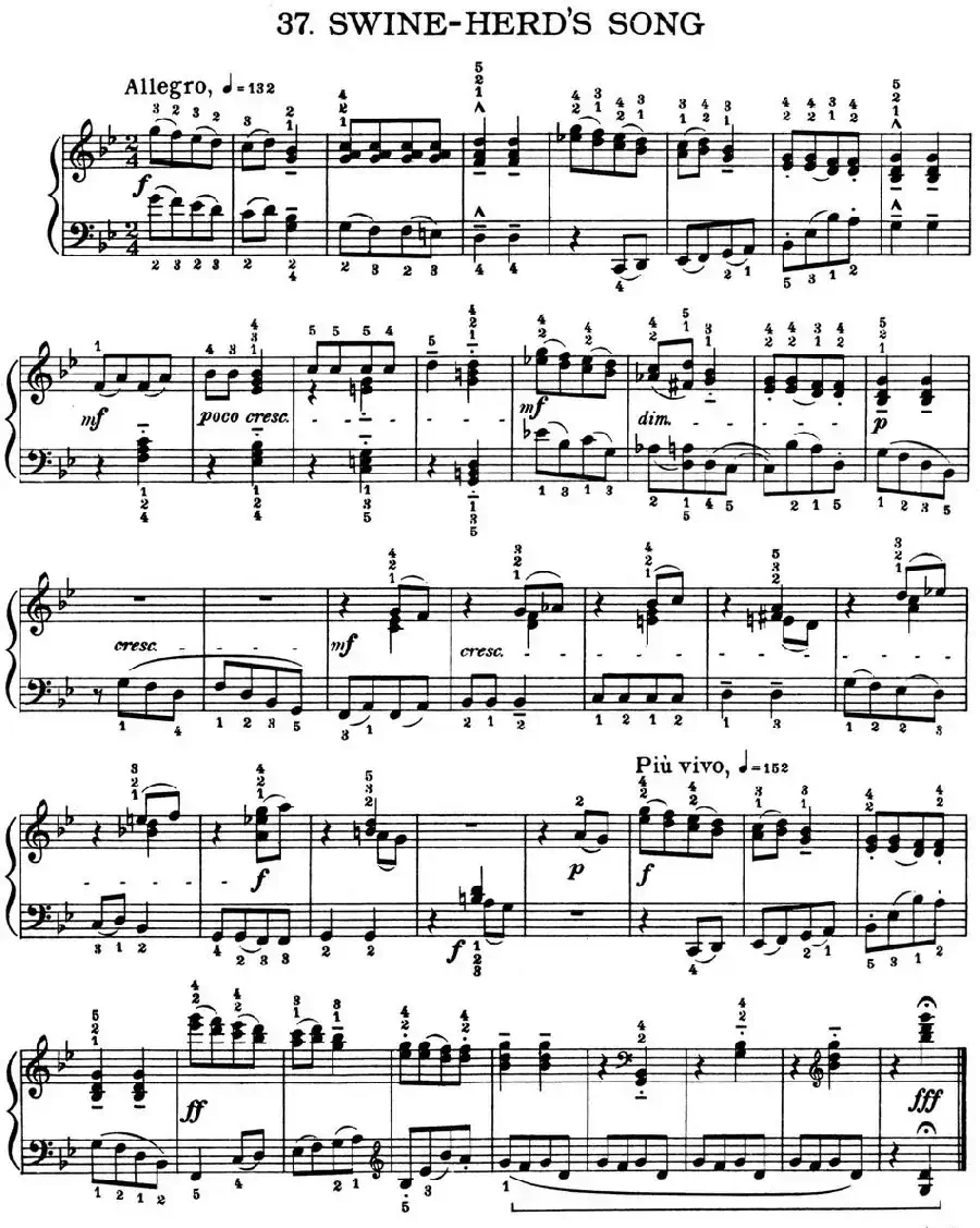 For Children Sz.42(献给孩子们·37)