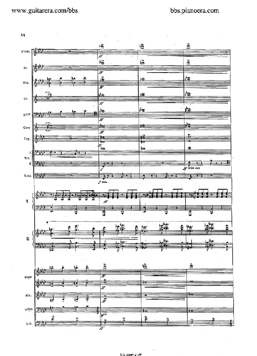 Concerto for 2 Pianos in d Minor(d小调双钢琴协奏曲·总谱)
