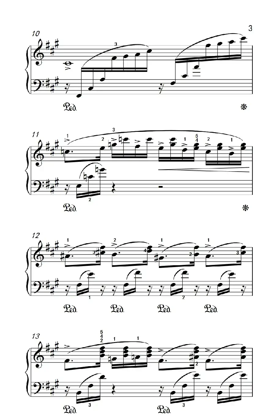 第六级 2.蝴蝶(中央音乐学院 钢琴(业余)考级教程 4-6级)