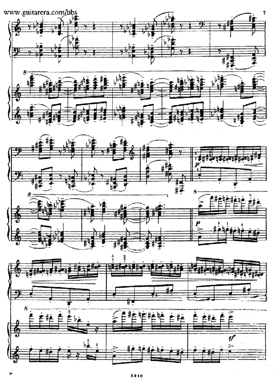 Variation on a Theme by Paganini(帕格尼尼主题变奏曲·双钢琴)