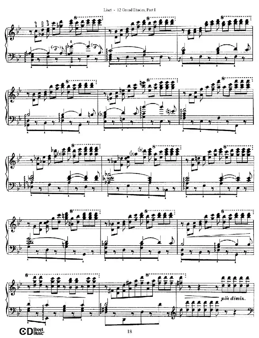 12 Grand Etudes S.137(12首华丽的练习曲·4)
