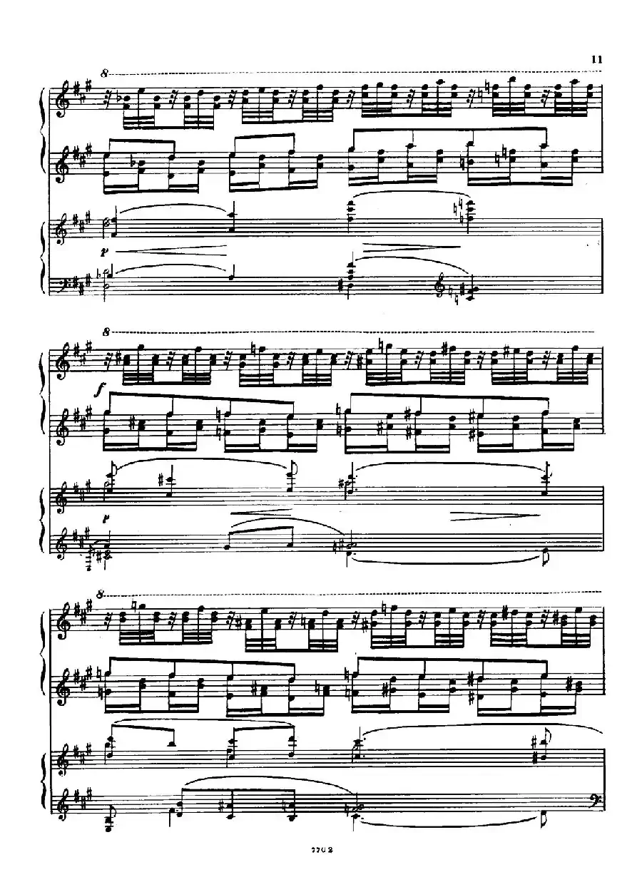 升f小调第一钢琴协奏曲 Op.1(双钢琴版)