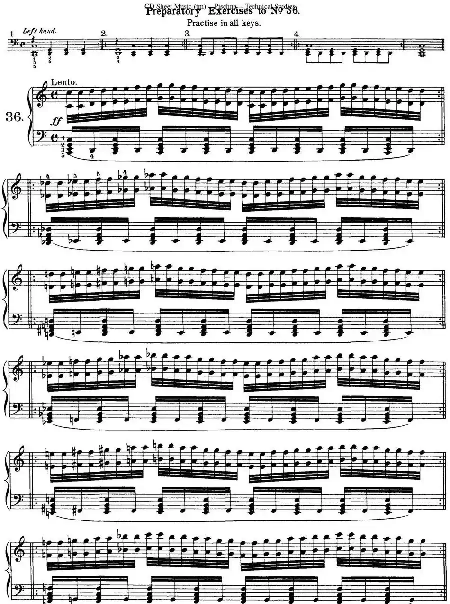 Technical Studies 60 Progressive Exercises (60首钢琴循序渐进练习曲 P51——60)
