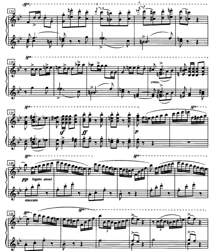 加洛普即兴曲(四手联弹、第一钢琴)