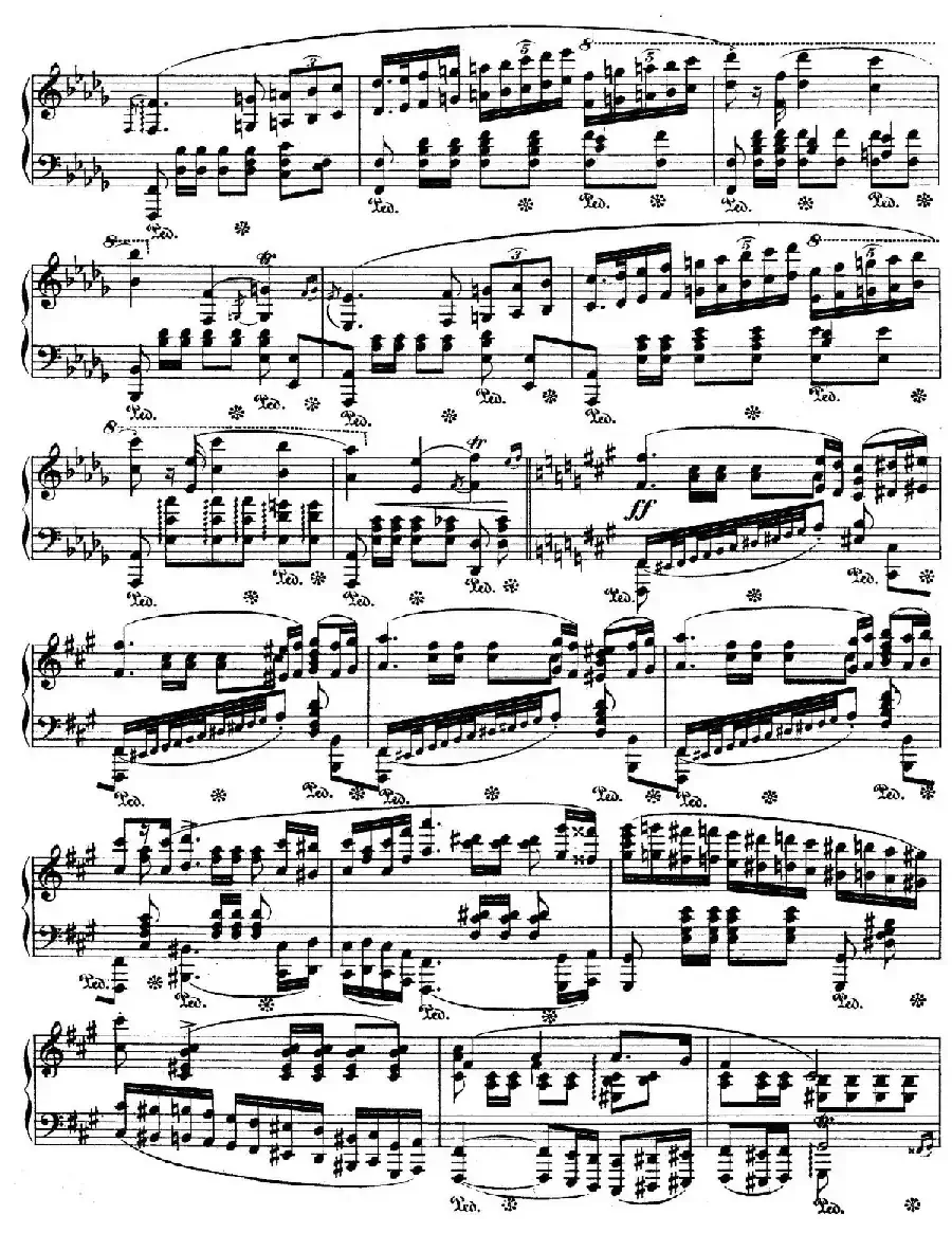 Polonaise in f-Sharp Minor Op.44(升f小调波兰舞曲)