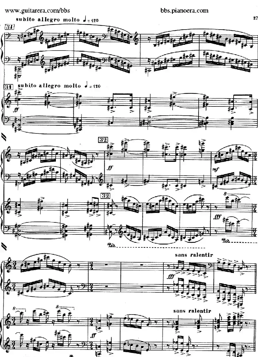 Piano Concerto in c-sharp Minor (升c小调钢琴协奏曲·第一乐章)