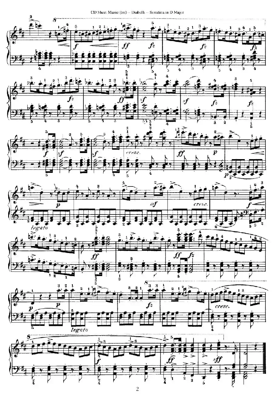 7 Piano Sonatinas Op.168(7首钢琴小奏鸣曲 No.5)