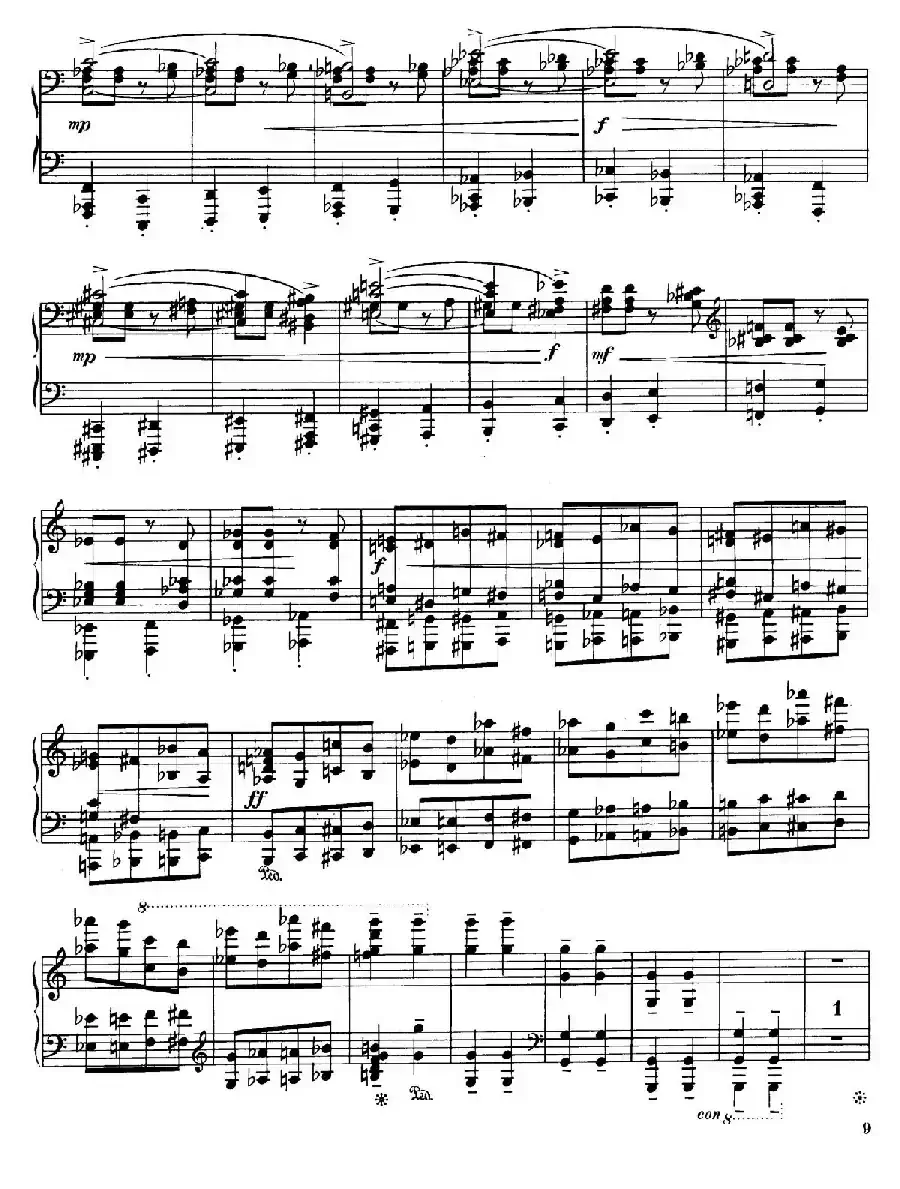 Four Rhapsodies Op.11(4首狂想曲·Ⅲ)