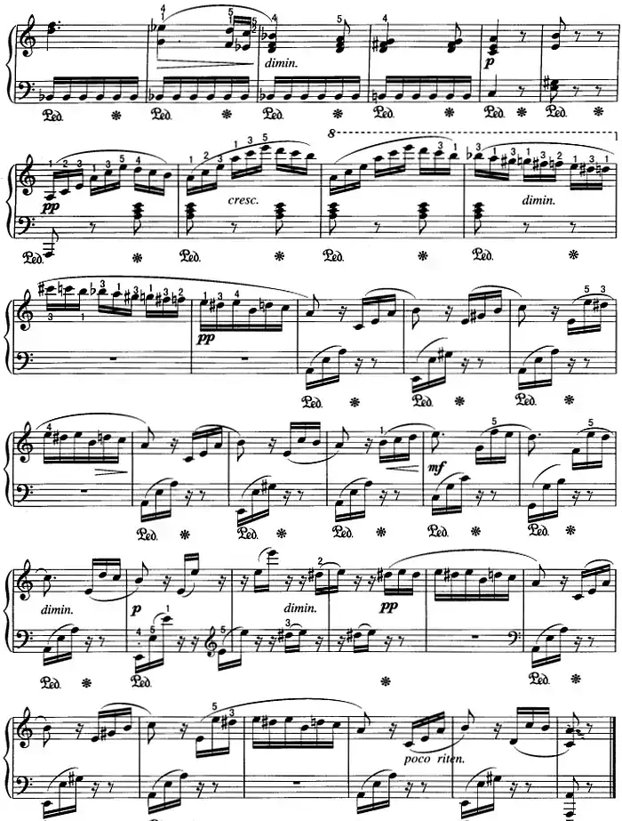 不可不弹的世界钢琴名曲:献给爱丽丝