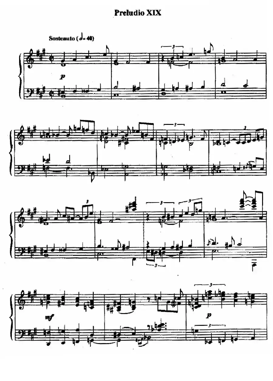 24 Preludes and Fugues Op.82(24首前奏曲与赋格·19)