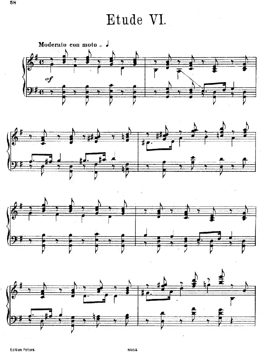 Six Etudes Op.23(6首练习曲·Ⅵ)