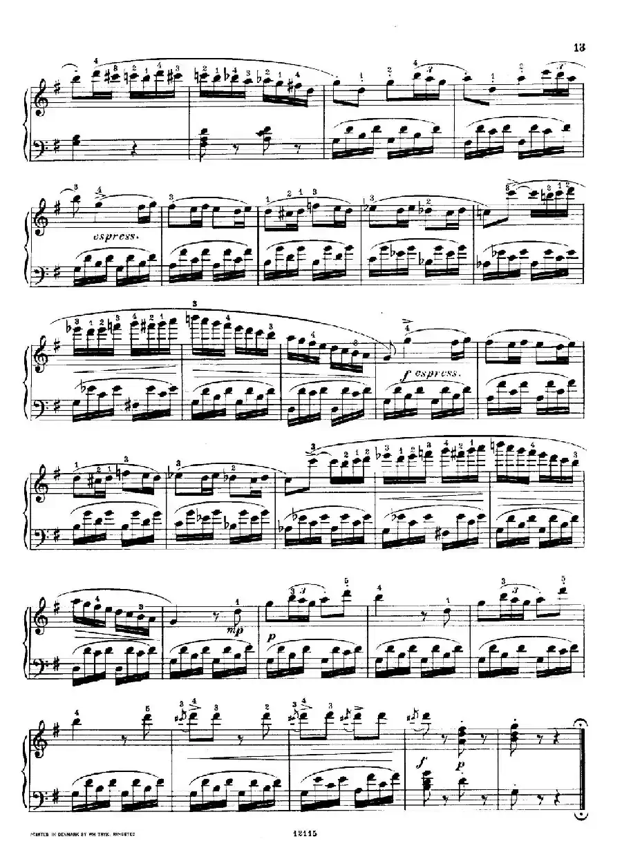 Six Humorous Bagatelles Op.11(6首幽默小品·6)