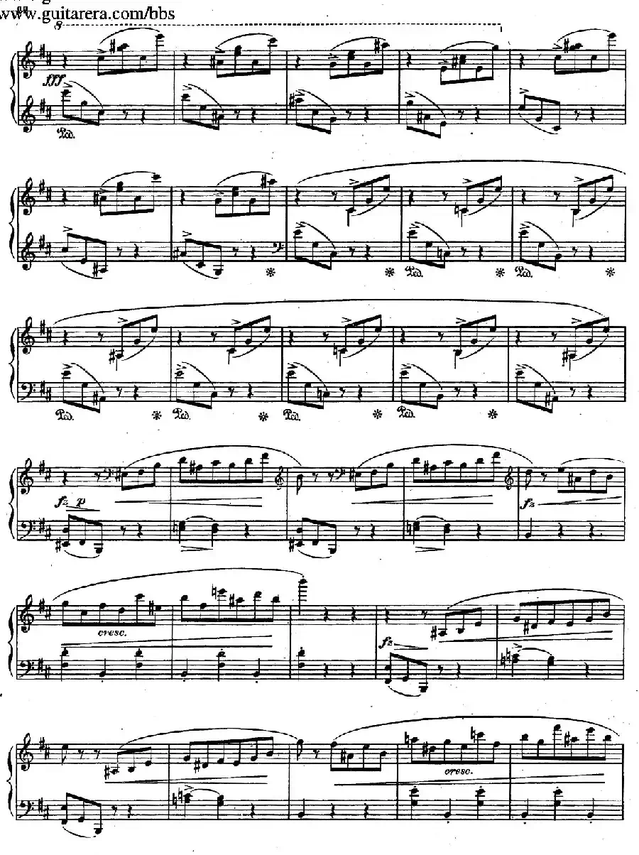 Scherzo No.1 in b Minor Op.20(b小调第一谐谑曲)