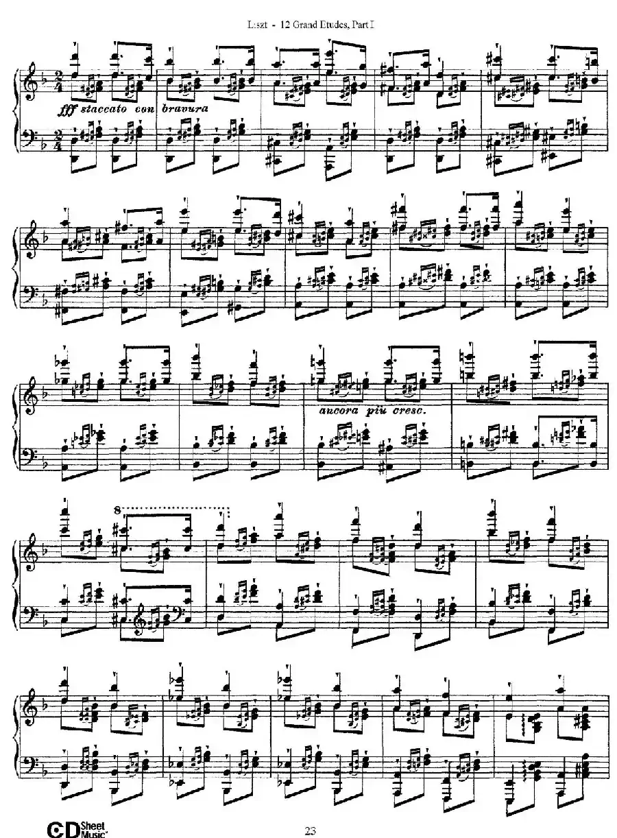 12 Grand Etudes S.137(12首华丽的练习曲·4)