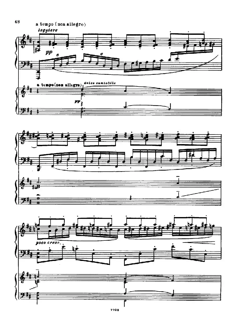 升f小调第一钢琴协奏曲 Op.1(双钢琴版)