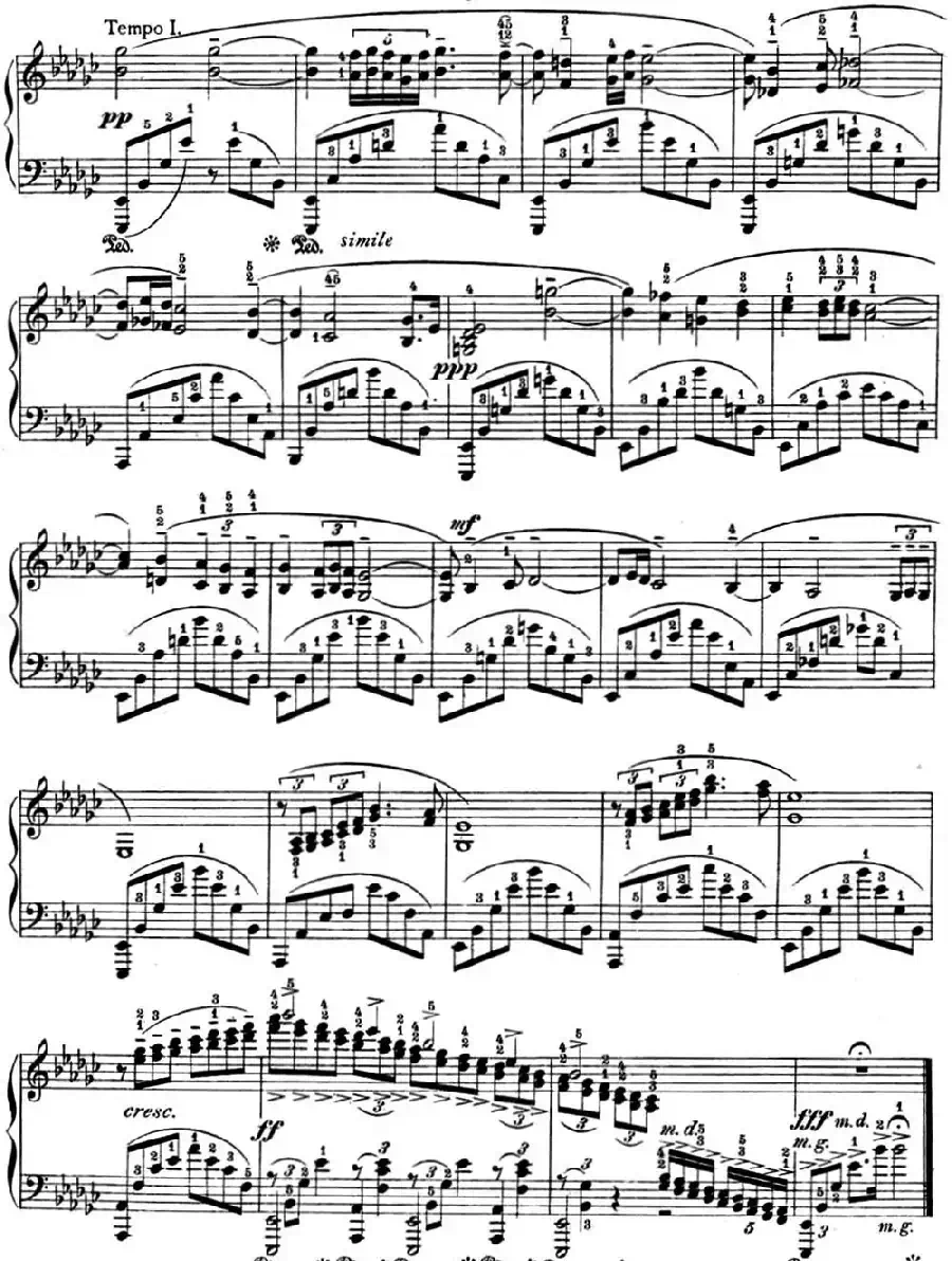 拉赫玛尼诺夫 幻想小品集 Op.3 No.1 悲歌 降e小调