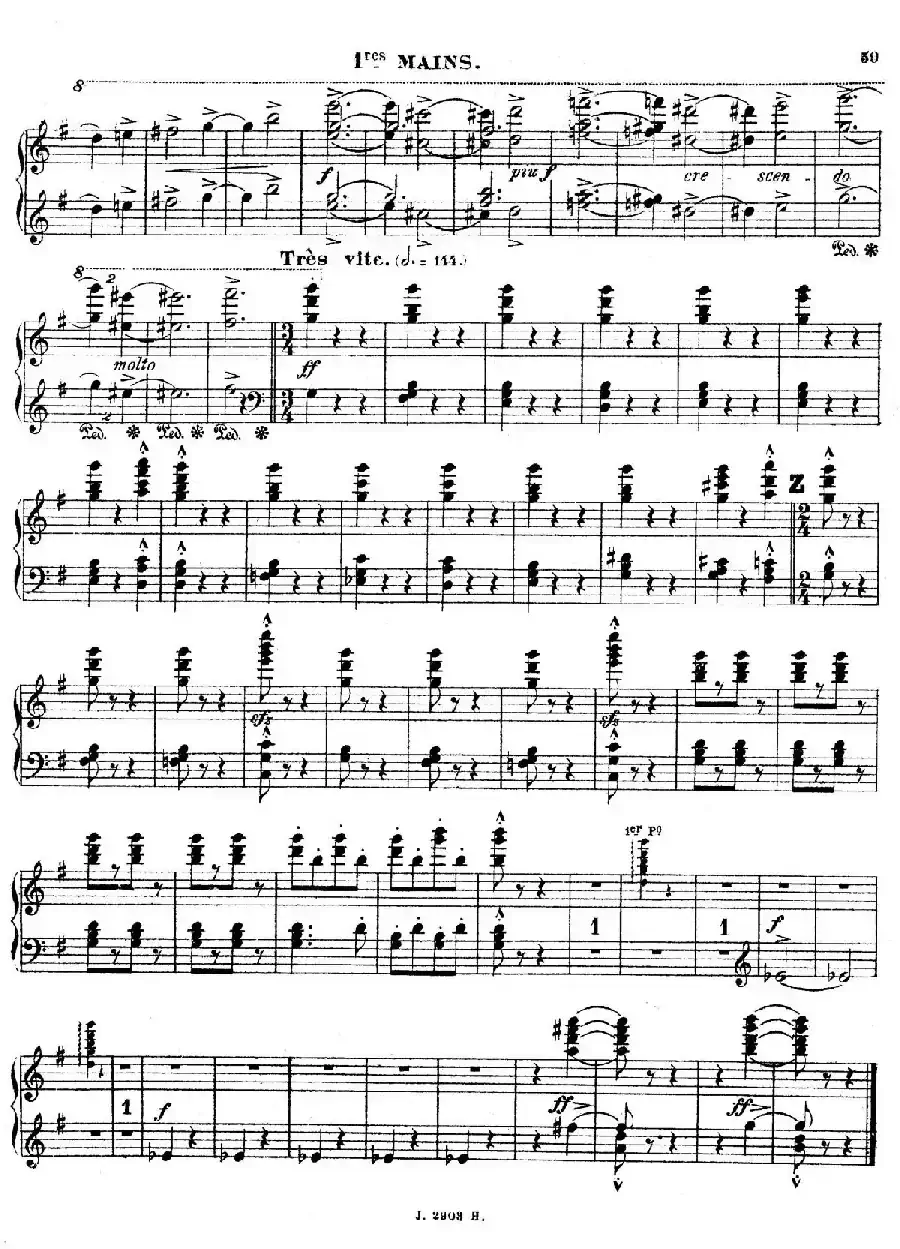 Symphony on a French Mountain Air Op.25(法国山歌交响曲·双钢琴·Ⅲ)