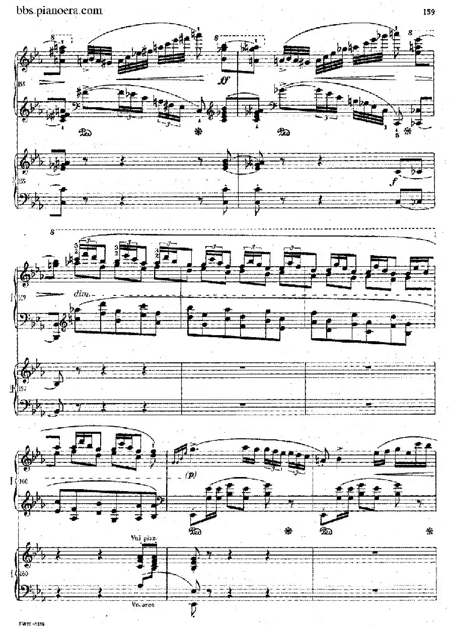 Grande Polonaise Brilliante Preceded by an Andante Spianato Op.22(平静的行板与华丽的波兰舞曲·双钢琴版)