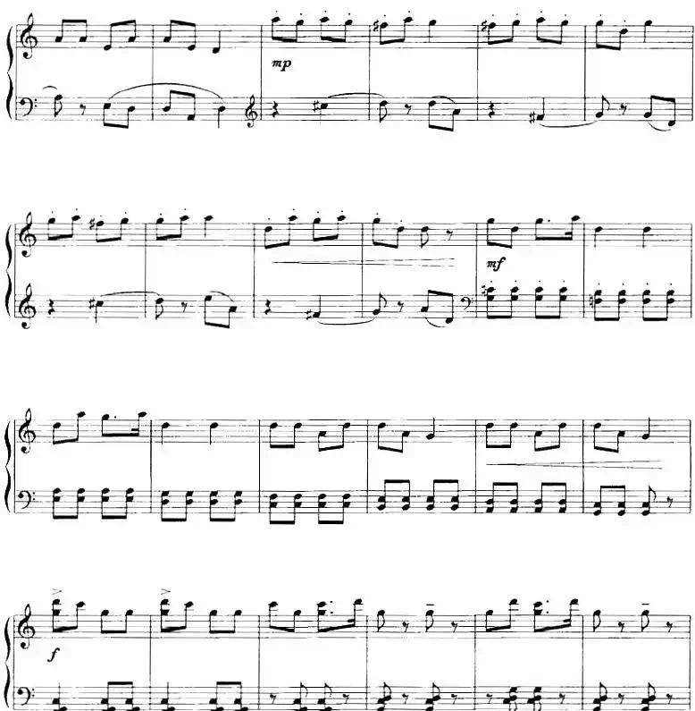《彝乡组曲》选段:打歌调