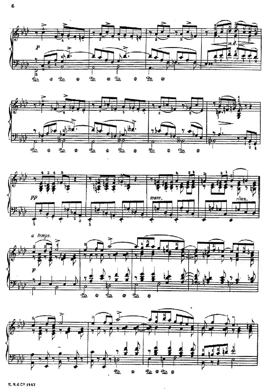 Albumblatt Op.2(纪念册的一页·莫什科夫斯基 作曲版)