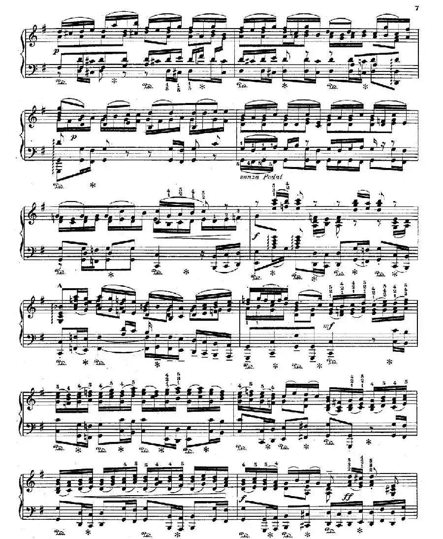 Brandenburg Concerto No.3 in G Major BWV.1048(G大调第三勃兰登堡协奏曲·钢琴独奏版)