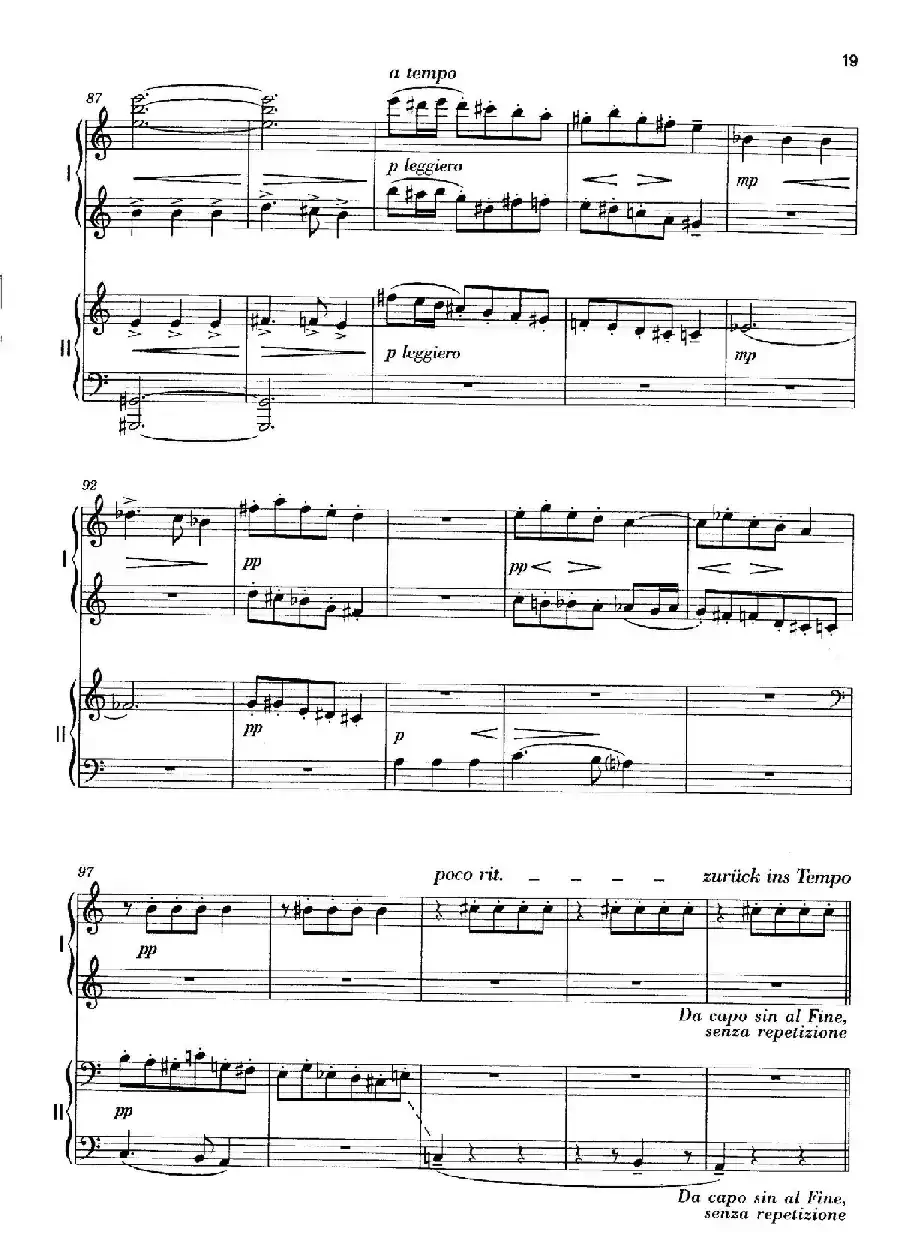 Vier Bagatellen Op.70(4首小品·Ⅱ·四手联弹)