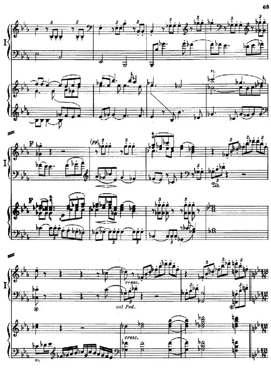 d小调第九交响曲 Op.125(双钢琴P63——72)
