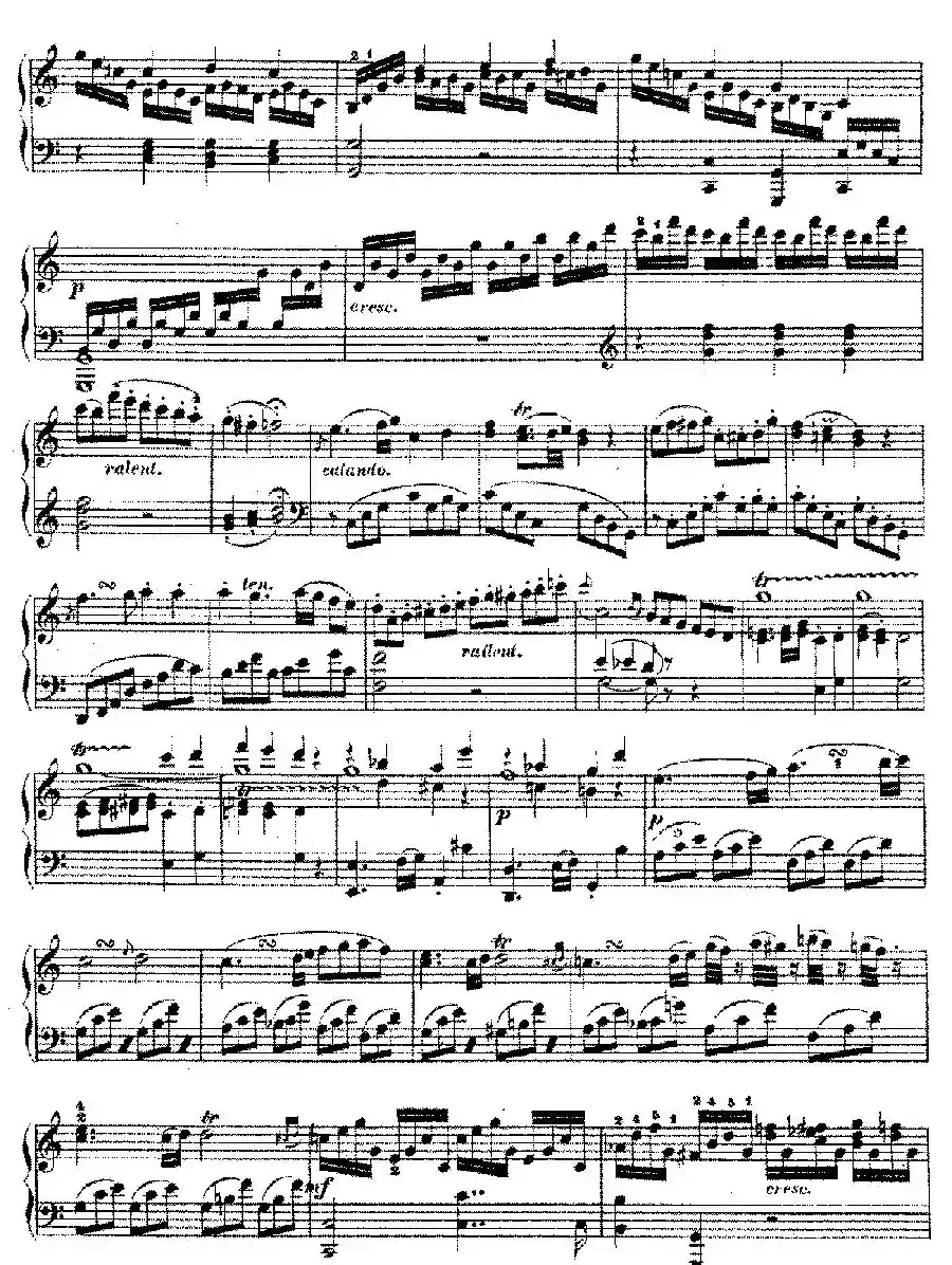 Piano Sonata No.4 in C Major Op.38(C大调第四钢琴奏鸣曲)