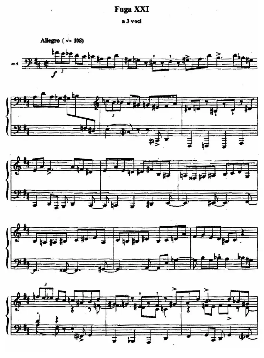 24 Preludes and Fugues Op.82(24首前奏曲与赋格·21)