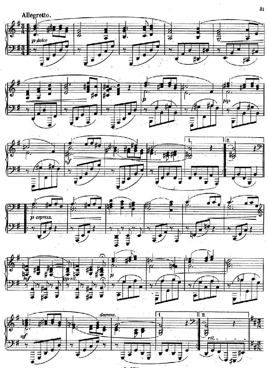 Four Pieces 4首小品 Op.2(Ⅳ)