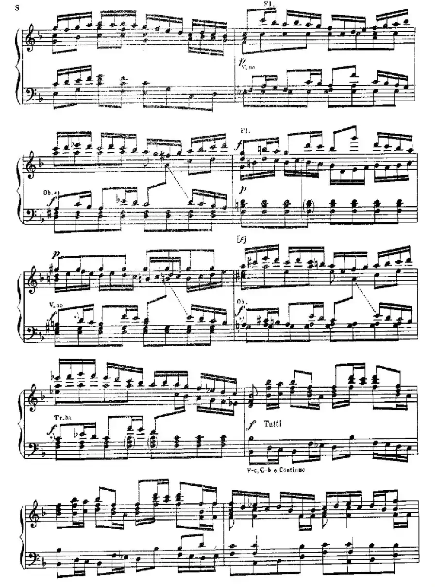 Brandenburg Concerto No.2 in F Major BWV.1047(F大调第二勃兰登堡协奏曲·钢琴独奏版)