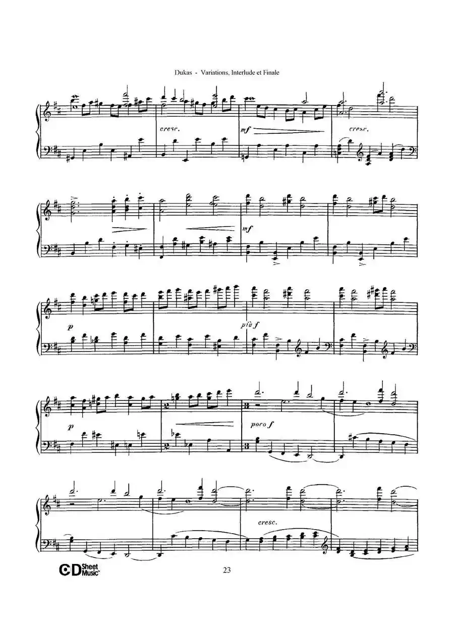 Variations, Interlude & Finale on theme de Rameau(拉摩主题变奏曲、间奏曲和终曲·第二部分)