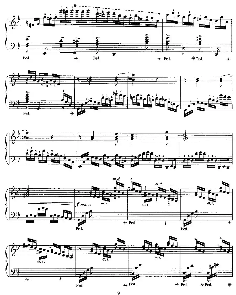 15 Etudes de Virtuosité, Op.72 No.2(十五首钢琴练习曲之二)
