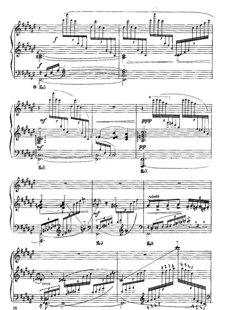 Six Préludes Exotiques Op·17(6首特色前奏曲·1)