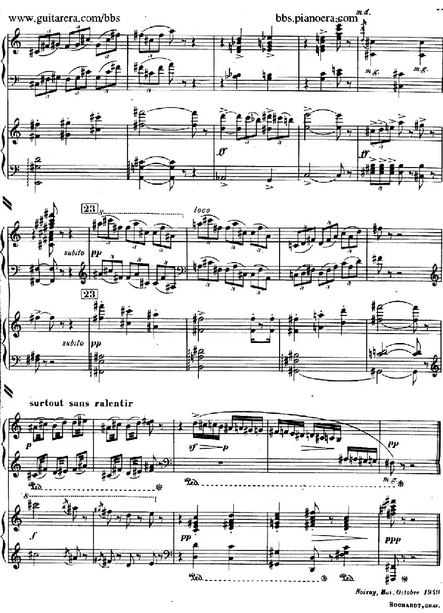 Piano Concerto in c-sharp Minor(升c小调钢琴协奏曲·第三乐章)