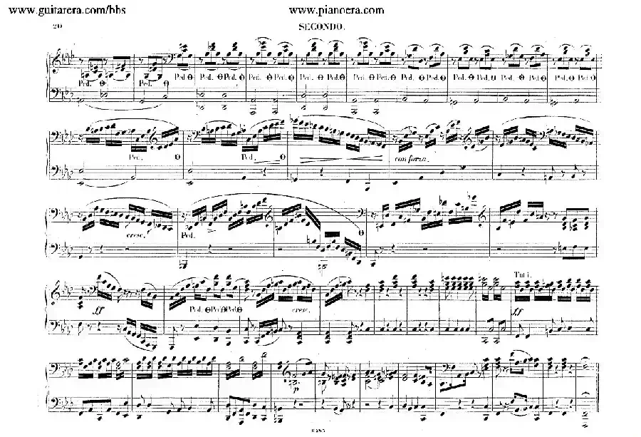 Piano Concerto No.2 in f Minor Op.21(f小调第二钢琴协奏曲·四手联弹版)