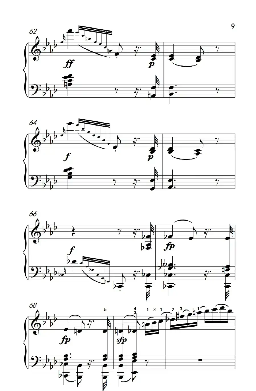 奏鸣曲 Opus 10 Nr.1 第二乐章(贝多芬奏鸣曲集 2)