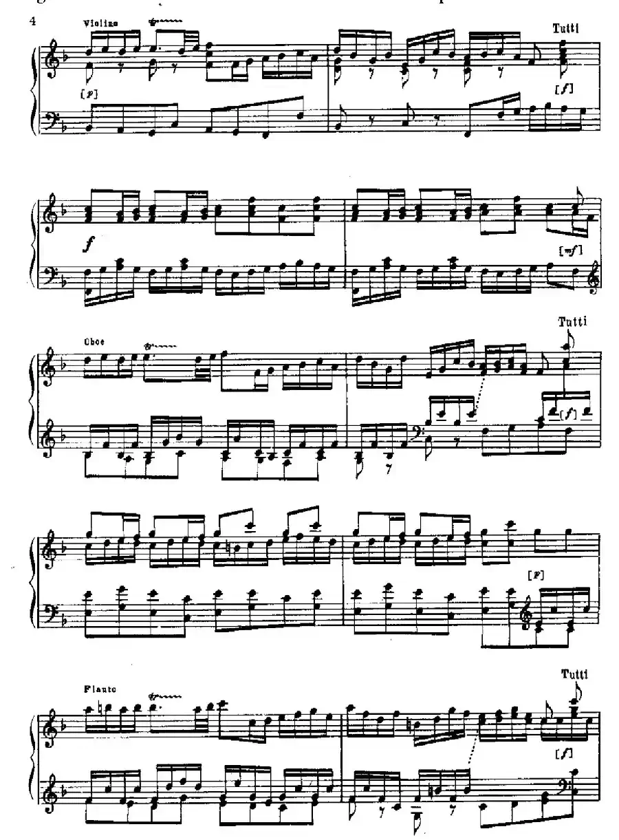 Brandenburg Concerto No.2 in F Major BWV.1047(F大调第二勃兰登堡协奏曲·钢琴独奏版)