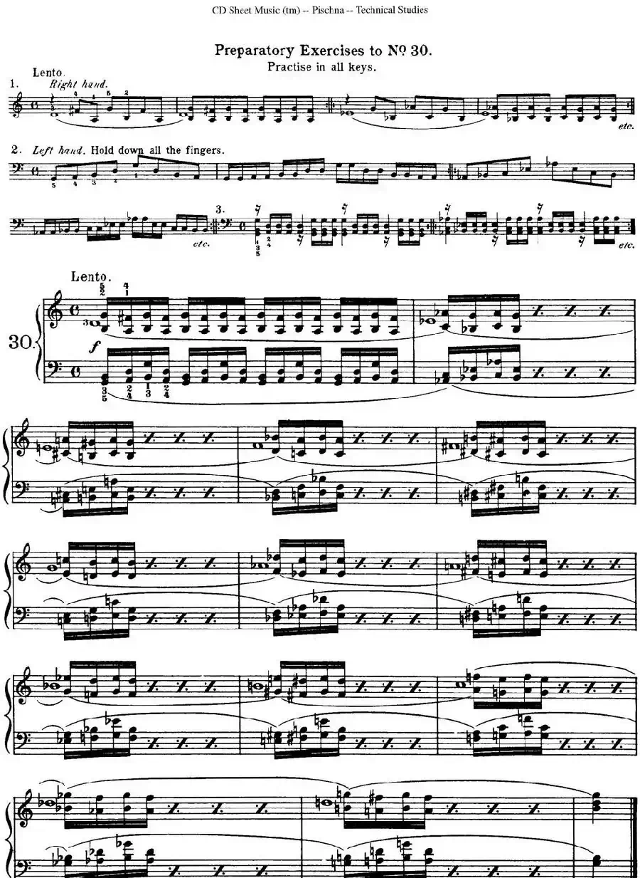 Technical Studies 60 Progressive Exercises (60首钢琴循序渐进练习曲 P41——50)
