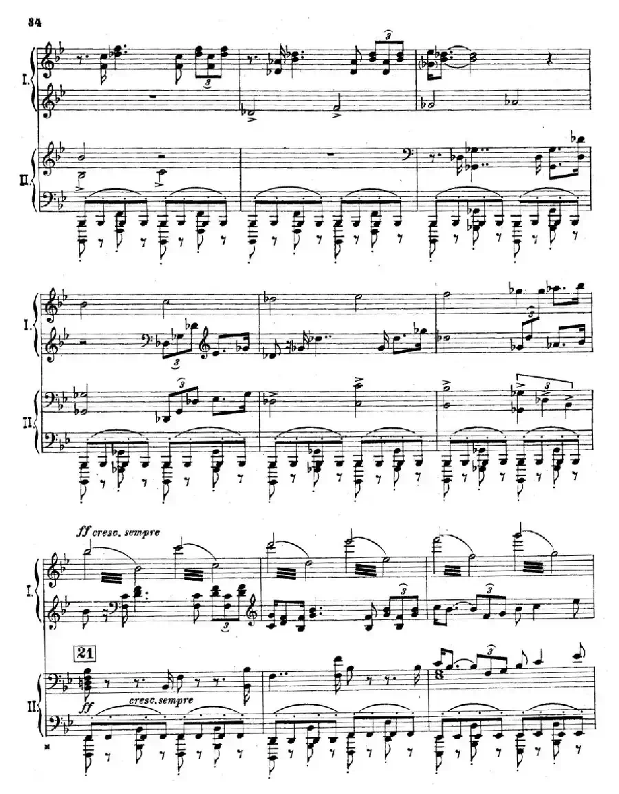 The Pines of Rome(交响诗《罗马的松树》·双钢琴)(第四部分:阿皮亚大道上的松树)