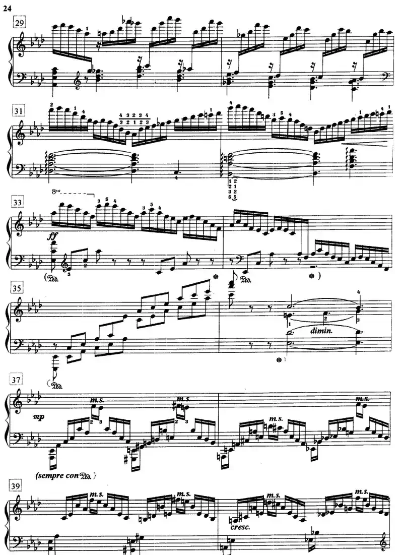 莫什科夫斯基练习曲(Op.72.No.11)