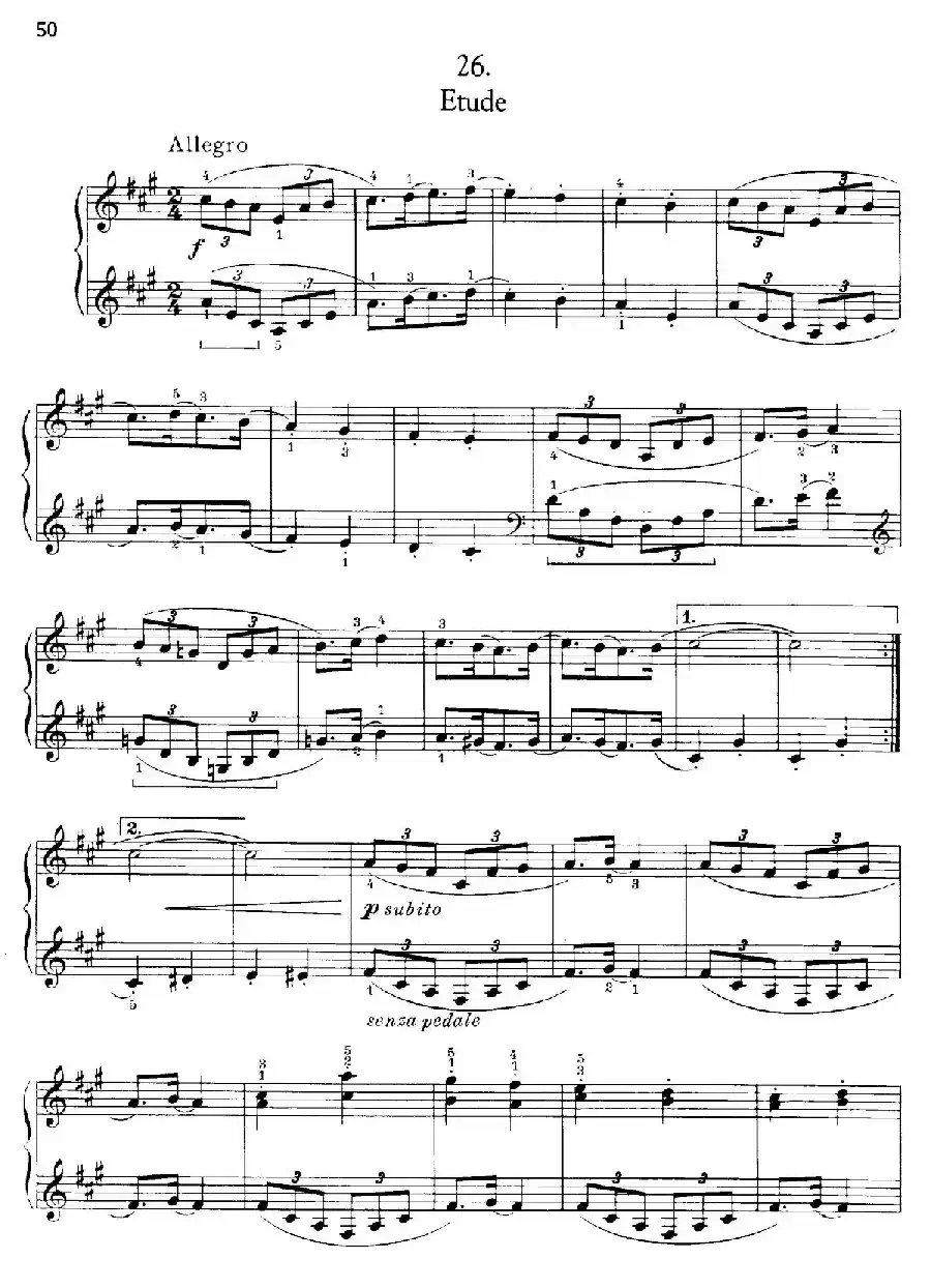 Thirty Pieces For Children Op.27(30首儿童钢琴曲 26—30)