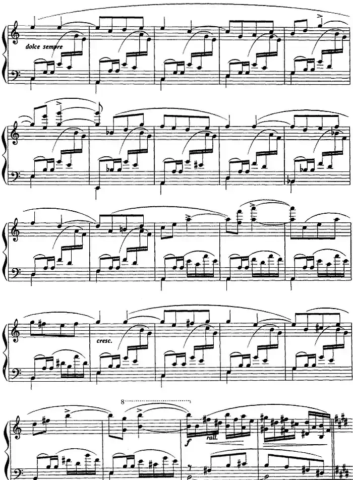 现代钢琴曲:8、摇篮曲(Op.56,No.1)