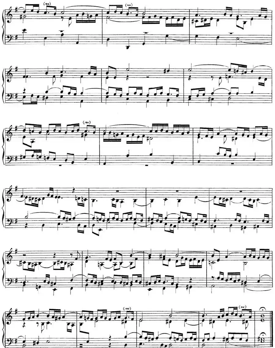 Toccata BWV 914(7首托卡塔·No.5 e小调)