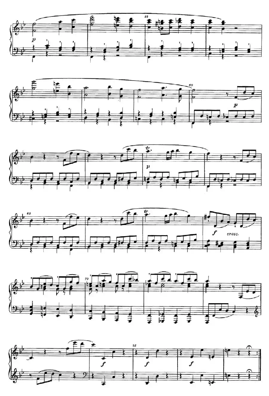 降B大调钢琴奏鸣曲 (Piano Sonata in B-flat Major Op.1)